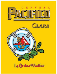 CERVEZA PACIFICO CLARA LA CERVEZA DEL PACIFICO logo