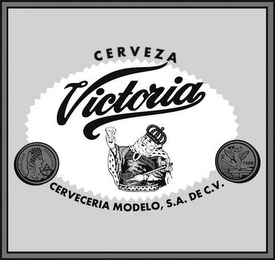 CERVEZA VICTORIA CERVECERIA MODELO, S.A. DE C.V. REPUBLIQUE FRANCAISE 1900 logo