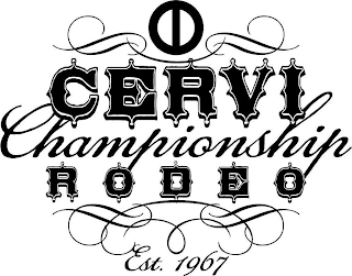 CERVI CHAMPIONSHIP RODEO EST. 1967 logo