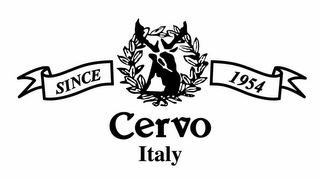 CERVO ITALY SINCE 1954 logo
