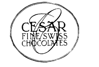 CESAR FINE SWISS CHOCOLATES logo