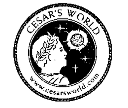 CESAR'S WORLD WWW.CESARSWORLD.COM logo