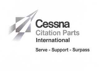 CESSNA CITATION PARTS INTERNATIONAL SERVE - SUPPORT - SURPASS logo