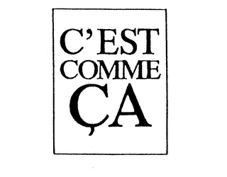 C'EST COMME CA logo
