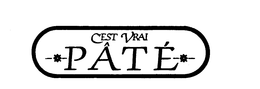 C'EST VRAI PATE logo