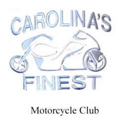 CF CAROLINA'S FINEST MOTORCYCLE CLUB logo