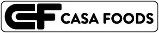 CF CASA FOODS logo