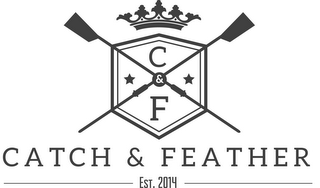 CF CATCH & FEATHER EST. 2014 logo