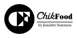 CF CHIKFOOD BY JENNIFER SORENSON logo