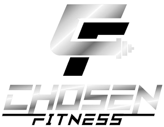 CF CHOSEN FITNESS logo