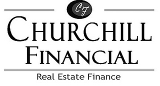 CF CHURCHILL FINANCIAL REAL ESTATE FINANCES logo