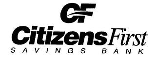 CF CITIZENS FIRST SAVINGS BANK logo
