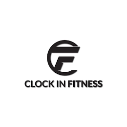 CF CLOCK IN FITNESS logo