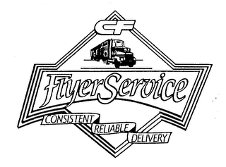 CF FLYERSERVICE CONSISTENT RELIABLE DELIVERY logo