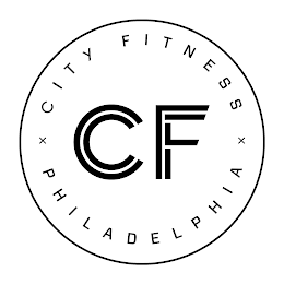 CF X CITY FITNESS X PHILADELPHIA logo