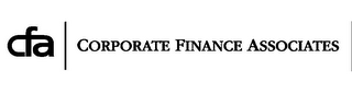 CFA | CORPORATE FINANCE ASSOCIATES logo