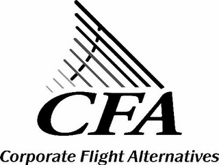 CFA CORPORATE FLIGHT ALTERNATIVES logo