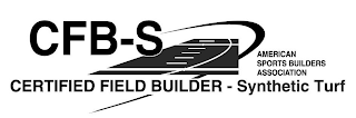 CFB-S AMERICAN SPORTS BUILDERS ASSOCIATION CERTIFIED FIELD BUILDER - SYNTHETIC TURF logo