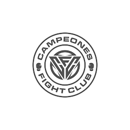 CFC CAMPEONES FIGHT CLUB logo