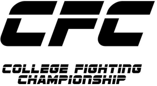 CFC COLLEGE FIGHTING CHAMPIONSHIP logo