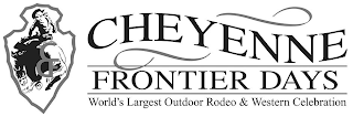 CFD CHEYENNE FRONTIER DAYS WORLD'S LARGEST OUTDOOR RODEO & WESTERN CELEBRATION logo