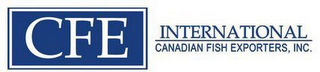 CFE INTERNATIONAL CANADIAN FISH EXPORTERS, INC. logo