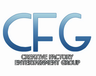 CFG CREATIVE FACTORY ENTERTAINMENT GROUP logo