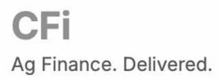 CFI AG FINANCE. DELIVERED. logo