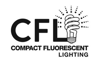 CFL COMPACT FLUORESCENT LIGHTING logo