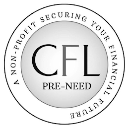 CFL PRE-NEED A NON-PROFIT SECURING YOUR FINANCIAL FUTURE logo