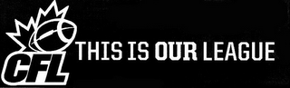 CFL THIS IS OUR LEAGUE logo