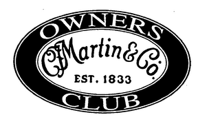 CFMARTIN & CO. EST. 1833 OWNERS CLUB logo