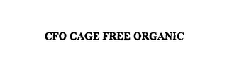 CFO CAGE FREE ORGANIC logo