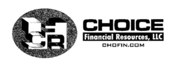 CFR CHOICE FINANCIAL RESOURCES, LLC CHOFIN.COM logo