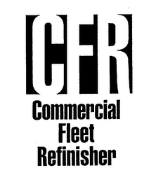 CFR COMMERCIAL FLEET REFINISHER logo