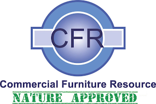 CFR COMMERCIAL FURNITURE RESOURCE NATURE APPROVED logo