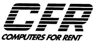 CFR COMPUTERS FOR RENT logo