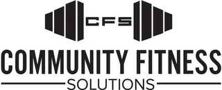 CFS COMMUNITY FITNESS SOLUTIONS logo