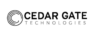 CG CEDAR GATE TECHNOLOGIES logo