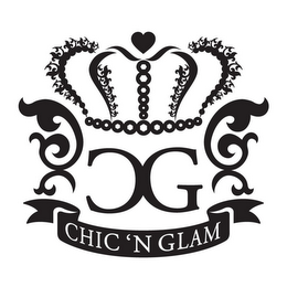 CG CHIC 'N GLAM logo
