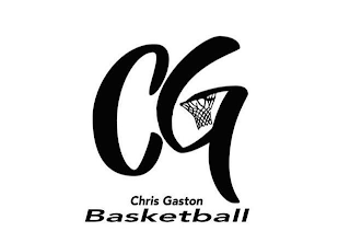CG CHRIS GASTON BASKETBALL logo