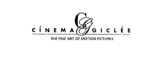 CG CINEMA GICLEE THE FINE ART OF MOTION PICTURES logo