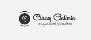 CG CLASSY GALLERIA UNIQUE TOUCH OF TRADITION logo