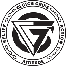 CG CLUTCH GRIPS BELIEF ACTION ATTITUDE logo