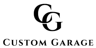 CG CUSTOM GARAGE logo
