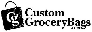 CG CUSTOM GROCERYBAGS .COM logo