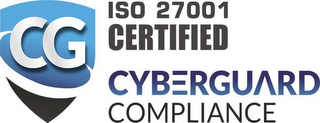 CG ISO 27001 CERTIFIED CYBERGUARD COMPLIANCE logo