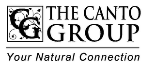 CG THE CANTO GROUP YOUR NATURAL CONNECTION logo