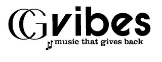 CG VIBES MUSIC THAT GIVES BACK logo