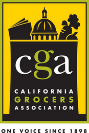 CGA CALIFORNIA GROCERS ASSOCIATION ONE VOICE SINCE 1898 logo